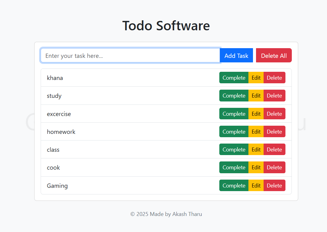 todoApp version-1